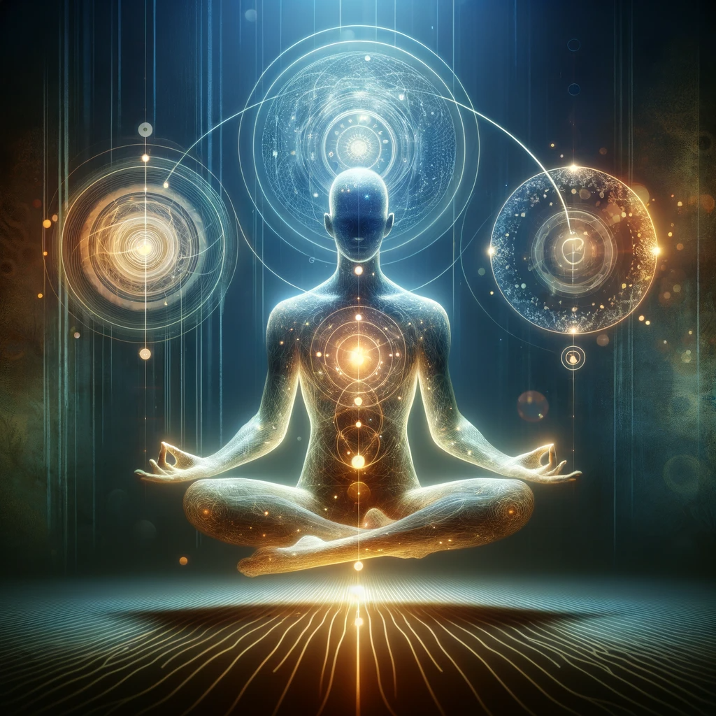 An-image-of-a-person-meditating-in-a-serene-and-harmonious-setting-symbolizing-total-connection-with-their-personal-energy-and-inner-strength