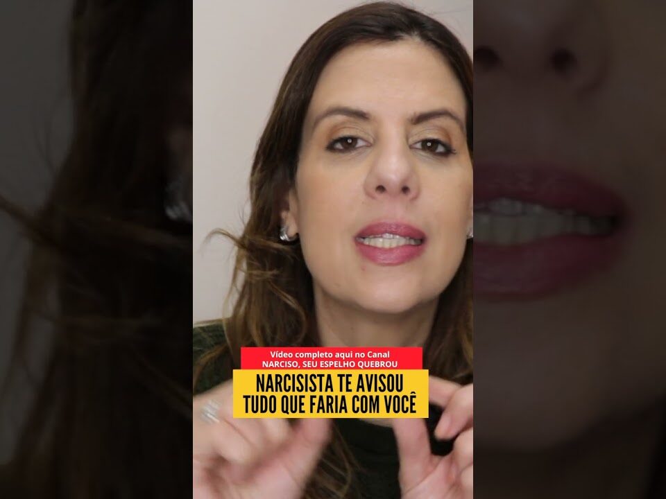 NARCISISTA TE AVISOU TUDO QUE FARIA COM VOCÊ: A responsabilidade passa a ser sua