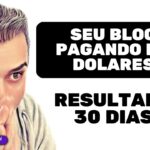 COMO GANHAR EM DOLAR DO GOOGLE COM UM SITE COM MENOS DE 30 DIAS
