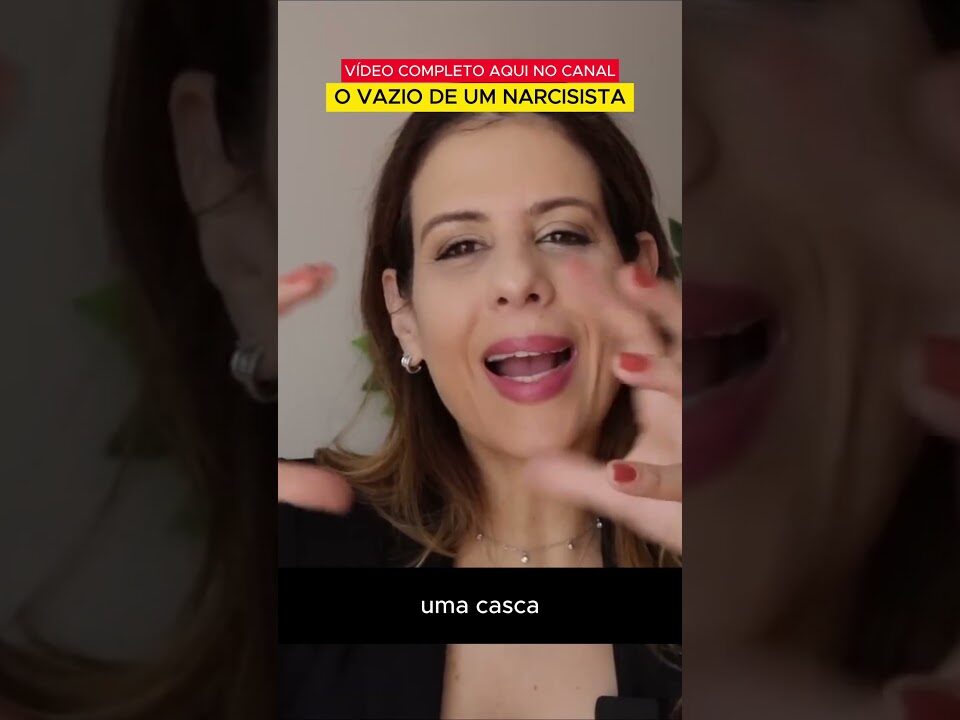 O VAZIO DE UM NARCISISTA: A apropriação da vivência