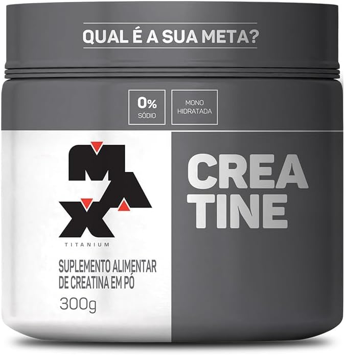 Creatina 100% Pura Max Titanium 300g