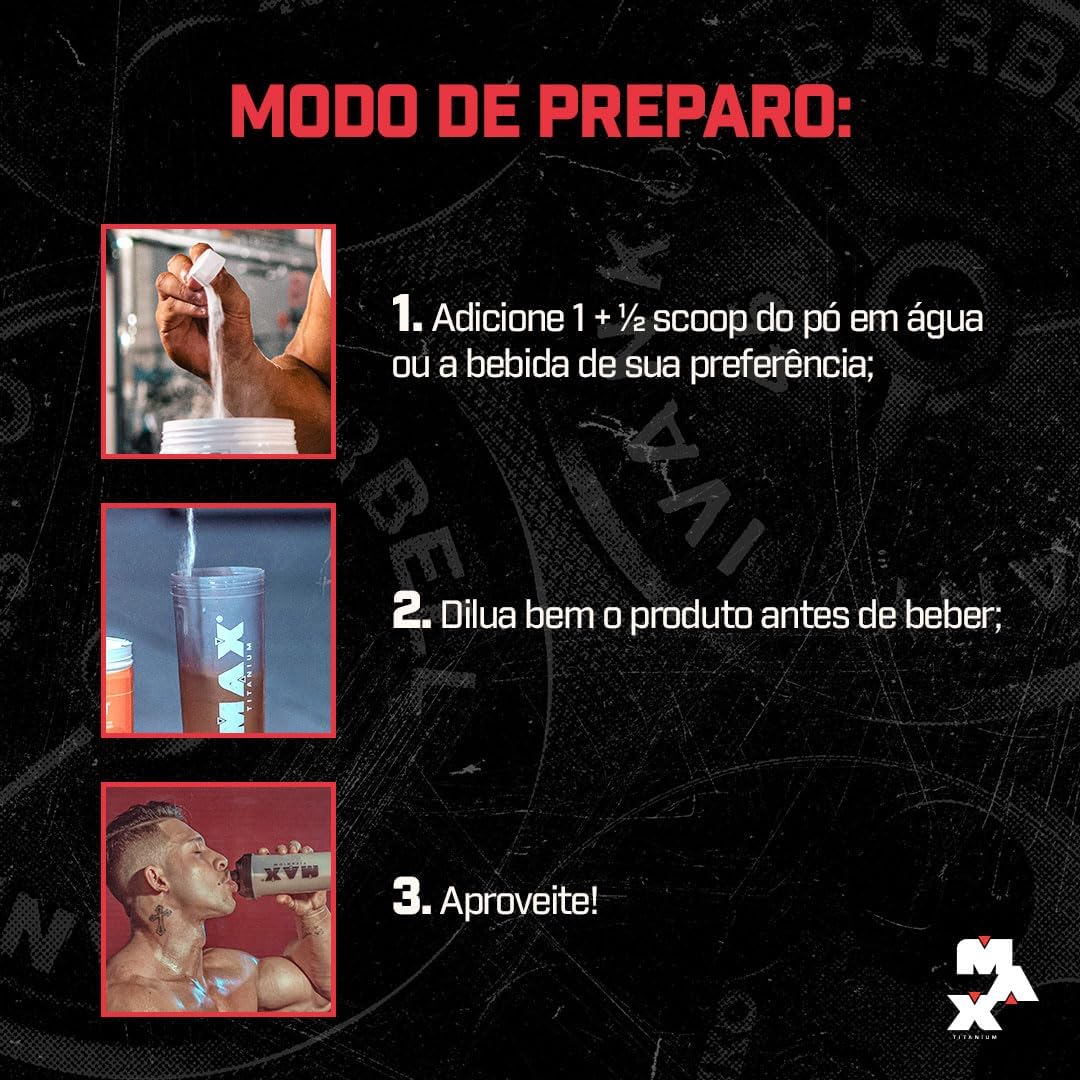 Horus 300g Titanium Sabor Frutas Vermelhas