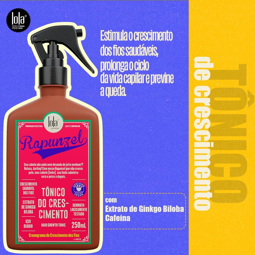 Tônico Rapunzel Lola Cosmetics 250ml